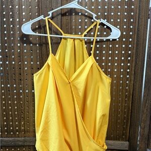 Yellow Women's Halter Top